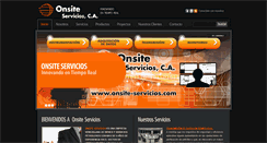 Desktop Screenshot of onsite-servicios.com