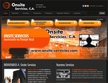 Tablet Screenshot of onsite-servicios.com